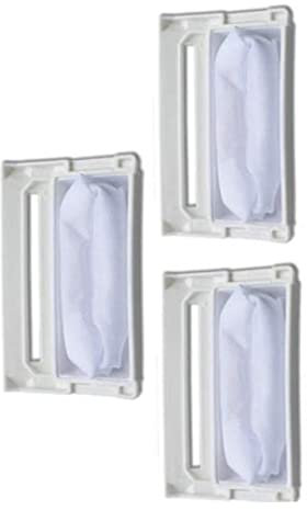 UWEOTYYY Sac à Filtre à Lave-Linge Sac Peluche Tamis Net Compatible avec la Machine Laver LG 3 pcs