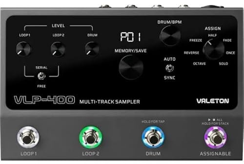 Valeton VLP-400 Multi Sampler Looper - Effetti per chitarra