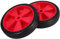 Gatuida 2 Pezzi Ruote Ricambio per Compressore Aria da Ruote in Gomma Resistenti Allusura con Design Rinforzato Meccanismo Flessibile per Facile in Esterni
