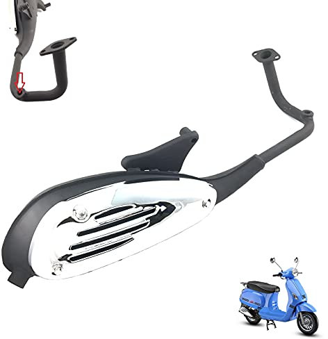 AUSPUFF CLASSIC/AUSPUFFANLAGE 50cc GY6 für EURO 4 auch für div. AGM ALPHA MOTORS IVA LUXXON ZNEN und baugleiche EURO 4 GY6 CHINA ROLLER CLASSIC