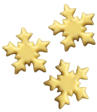 Günthart 200 Stück weiße Schneeflocken Dekor für Cupcakes und Plätzchen Winterdeko, 1er Set (274 gr)