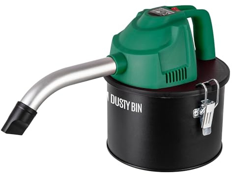 Dusty Bin DB21 Ash Vacuum Cleaner - Log Burner & Chimney, Corded, 4L | Handheld, Portable, Workshop, Outdoor BBQ, Bagless, HEPA Filtration System, Ash Vac, Capacity Cylinder, Corded Design