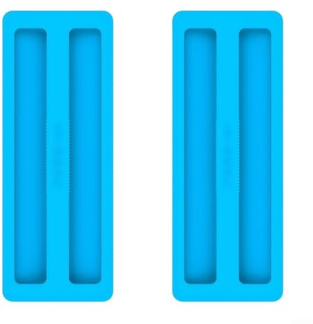 2Pcs Silicone Toaster Cover, Effective Dust Solution for 2 Slice Kitchen Appliances (Blue)
