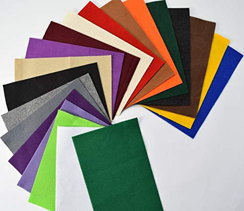 Fabrics-City 2MM FILZPLATTE CA. 20X30CM DEKO BASTELN Filz Stoff Stoffe, 4319 (beige)