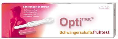 Optimac Schwangerschaftstest Spar-Set 3x1Stück, mit einfacher Auswertung schon nach 3min, 2-3 Tage vor der Regel