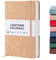 Beechmore Books Notizbuch liniert - A5, Kork-Design I Premium Hardcover Journal Buch aus veganem Leder, 120gsm creme Papier, inkl Geschenkbox, für Schriftsteller, Journalisten, Meetings & Studenten