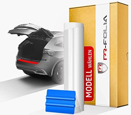 PR-Folia Ladekantenschutz für Skoda Superb III Combi (Typ 3V ab 2015) - TRANSPARENT Zubehör Lackschutzfolie Ladekantenschutzfolie Schutzfolie Autofolie Lackschutz Rakel
