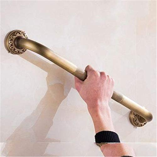 VHVCX Bronze Messing 30/40 / 50Cm Badezimmer Badewanne Wc Geländer Haltegriff Dusche Sicherheitsstützgriff Handtuchhalter, 50Cm
