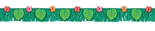 BANNER FRINGE TROPICAL JUNGLE