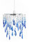 INNOTECK Ocean Ceiling Chandelier Acrylic Shade, Blue & Light Blue