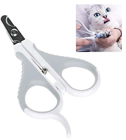 SGSG Cat Nail Clippers Pet Nail Clipper Cat Claw Cutters Scissors with Safety Guard Easy to Use Pet Nail Trimmers for Small Animals for Safe, Professional Grooming
