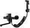 HomeLava Wand Küchenarmatur mit Spritzpistole 360° drehbar Auslauf 230mm Wandmontage Armatur Wasserhahn Wandarmatur Spültischarmatur Wandarmatur für Küche, Edelstahl gebürstet Schwarz