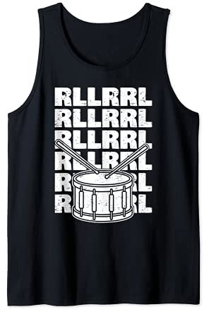 Snare Drum Schlagzeug Drummer Percussion Trommel Drumsticks Tank Top