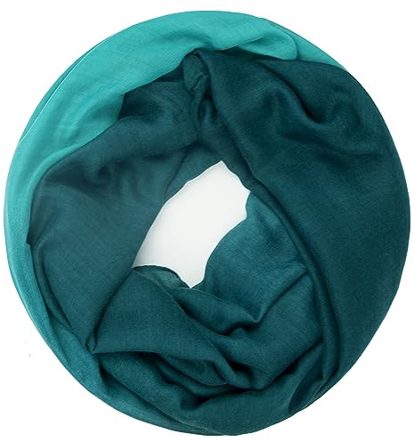 Gloop Damen schal leichter Langschal Loop Schlauchschal Tuch Viele Farben