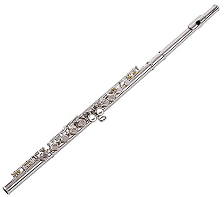 zuzu Anfängerflöte 16 Löcher Geschlossene Loch Flute C Schlüsselflöten Cupronickel Holzwind Instrument Mit Putzen Tuch Stabhandschuhe Schraubendreher Querflöte