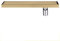 MMBBOD Edelstahl Duschrinne Bodenablauf Ablaufrinne Duschablauf Boden Ablauf Rinne mit Geruchsstop, Haarsieb, extra flach, Gebürstetes Gold (Blanco : 70cm(27.5''))