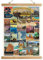 XIAOAIKA Vintage Nationalparks Poster mit Holzrahmen - Wandkunst-Sammlung der berühmten US-Nationalparks (40 x 58 cm)
