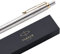 Personalised Parker Jotter Ball Pen Gold Trim - Luxury Engraved Pens - Perfect for Personalised Gifts for Birthday's, Anniversaries, Weddings, Husband, Wife, CEO
