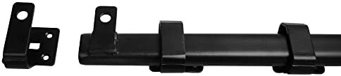 Shed Door Locking Bar Garage Garden Security Lock Heavy Duty Black 42 Padlock (Alarmed Padlock)