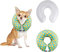 CuteBone Cono morbido gonfiabile per cani con coperture in pile rimovibili per cani e gatti di taglia piccola/media/grande dopo l'intervento chirurgico GWB04S