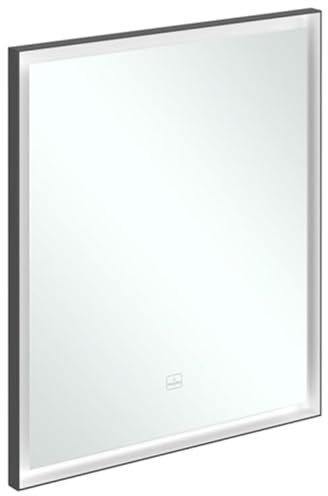 Villeroy & Boch Subway 3.0 Spiegel mit LED-Beleuchtung, Rechteck, 650x750x47,5 mm, A46365, Farbe: Bicolour