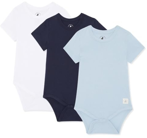 Bramble & Bear Body Bebé Manga Corta/Largo Pack de 3/6 - Body Bebé Unisex de Algodón Orgánico para Bebés de 0 a 3 años