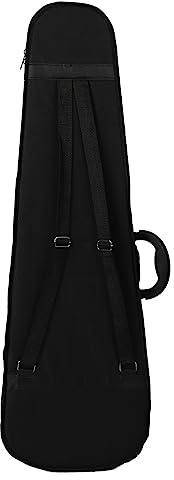 Geigenkoffer-Rucksack, Schützender 4/4-Geigenkoffer, Verstellbarer Schultergurt, Bequem, Professionell, Leicht, für Künstler (Rotes Futter)