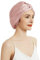 SILKTALE Seidenhaube zum Schlafe Schlafhaube Seide Silk Bonnet Haarhaube Schlafmütze Maulbeerseide 19 Momme Doppelschicht Nachtmütze Schutz für lockiges Haar Damen&Herrenn,Rosa