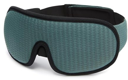 Augenmaske 3D Schlafmaske blockieren leichte weiche gepolsterte Schlafmaske for Augen Schatten Augenbund Schlafhilfesgesichtsmaske Okular angemessen Augenbinde (Color : Green)