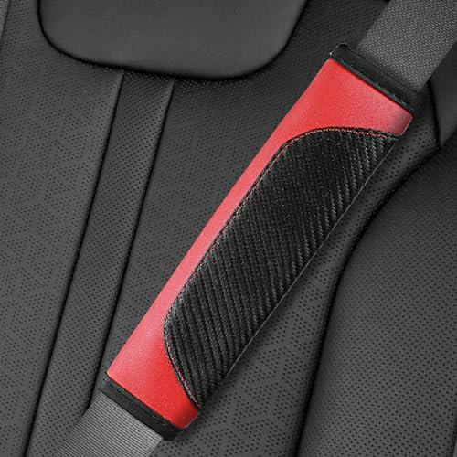 Amabro 2 Stück Premium Gurtpolster, Auto Sicherheitsgurtbezug Gurtpolster Auto Kinder Polsterung für Sitzgurt im Auto für mehr Komfort auf der Reise