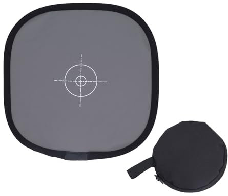Graukarte, Weißabgleichkarte für Fotografie, Tragbare Fokustafel, Zwei Seiten, Doppelseitig, 18% Grau, 30 cm Kamera Fokustafel, Weißabgleich Reflexionskarte mit Tragetasche