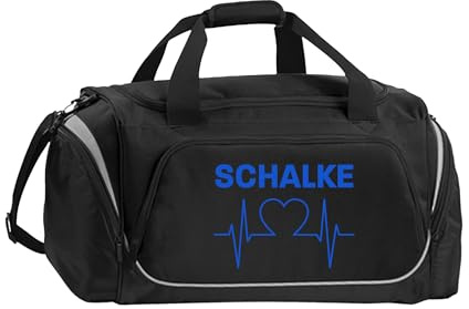 multifanshop Sporttasche - Schalke - Herzschlag