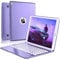 CAPNEW for IPad 9th Generation Case with Keyboard for Tablet Cover Wireless Bluetooth Keyboard iPad 9th/8th/7th Gen 10.2 inch & iPad Air 3rd Gen/iPad Pro 10.5 - Purple