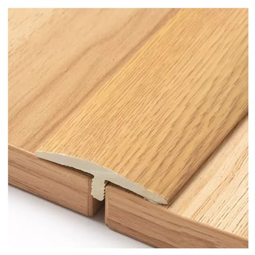 PVC Übergangsprofil Selbstklebend Boden-Übergangsstreifen 90/180 /270 cm Fußböden Abdeckleiste, Bodenleiste zum Verbinden von Bodenlücken(Oak,270cm/8.8ft)