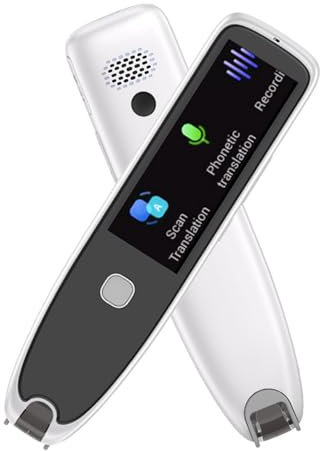 Scan-Übersetzungsstift, WiFi- und Offline-Lernübersetzer, 240+ Echtes Wörterbuch, Aufnahmefunktion, A+B-Online-Übersetzung Zum Sprachenlernen, Wiederaufladbarer