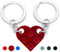 NumeroPhi - Schlüsselanhänger Partner Herz, Geschenk für die Liebenden, Freundschaft, Valentinstag