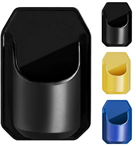 Phefop Bierhalter, Bierhalter für die Sommerdusche, Guter Getränkehalter für die Dusche, Zum Aufkleben auf Glas/Spiegel/Duschfliesen, Ideales Geburtstagsgeschenk (BLACK)