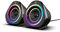 NOVA GAMING – Altoparlanti 2.0 RGB Gaming – Suono chiaro ed equilibrato, design compatto, telecomando integrato, LED RGB, cavo resistente da 1,5 m