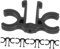 WOONEKY 5st 8-stellige Schnalle Für Trekkingstöcke Angelruten-Clips Spazierstock-Clips Trekkingstockhalter Clips Zur Aufbewahrung Von Angelruten Gehstockanschluss Gehstockklemme Black PVC