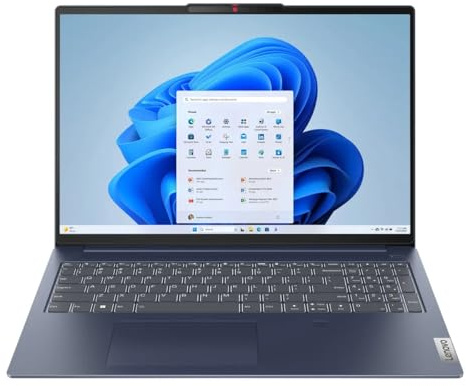 Lenovo IdeaPad Slim 5 16IRU9 Ordinateur Portable Tactile 16 Intel Core 7 150U 5.4GHz Écran 1920 x 1200 Windows 11 Home, 16 Go LPDDR5x-5200, 1TB SSD M.2 2242, Clavier rétroéclairé, Lecteur