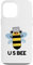 Coque pour iPhone 13 Pro Max Gadget amusant US Bee