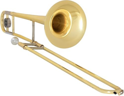 Classic Cantabile TP-12 Tenorposaune - Bb-Stimmung - Korpus-Messing - Finish-klarlackiert, Innenzug-Neusilber, verchromt - Set inkl. Mundstück und Leichtkoffer