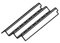 SANTOS Flammenverteiler 41x17x3cm – Universelle Edelstahl Brennerabdeckung – Optimaler Schutz & gleichmäßige Hitze S-Serie Gasgrills