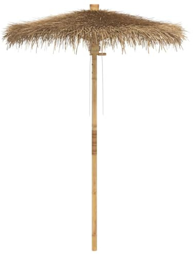 Emmtore Sonnenschirm Bananenblatt Dach Gartenschirm Ampelschirm Schirm,150 cm