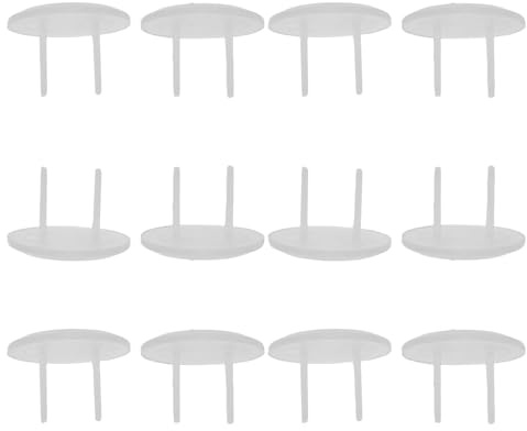 CVUTOVO 12pcs Proof Plug Covers Electrical Socket Protectors 2-Prong Safety Outlet Caps for Childproofing Home Nursery