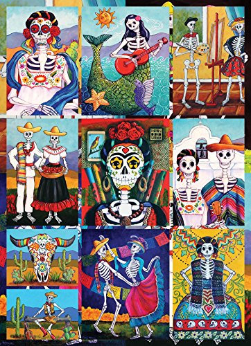 Dresmannst Dia De Los Muertos Puzzle Halloween Artist Candy Mayer, 1000 Teile