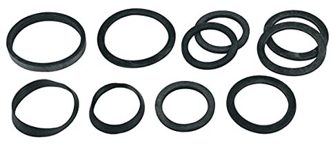 Dichtungssortiment Dichtungsset Gummiringe Dichtringe Siphongummidichtungen für 1 1/4 Zoll und 1 1/2 Zoll Siphon Spülbecken 10 teilig