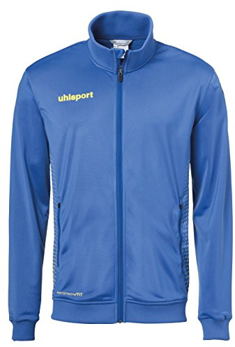 Uhlsport Herren Herren Jacke Score Track Jacke, azurblau/limonengelb, XL, 100517311