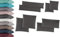 2er Pack Jersey Kissenbezug Kissenhülle Kissenbezüge Seitenschläferkissen 100% Baumwolle viele Größen und Farben 40x145 cm Grau