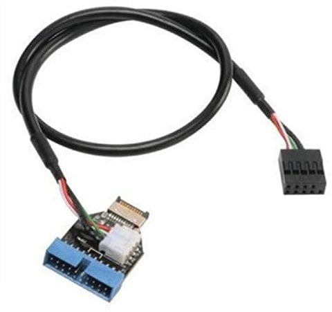 Akasa USB 3.1 Gen-2 Interner Anschluss auf Gen-1 19-Pin-Adapterkabel